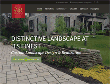 Tablet Screenshot of bjrlandscaping.com